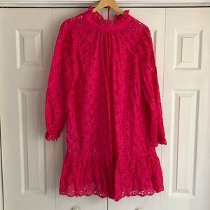 Hot pink Jcrew dress